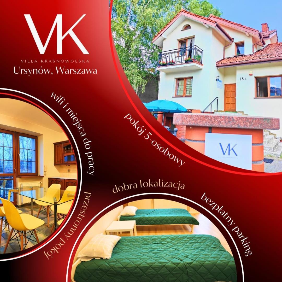 Villa Krasnowolska Airport Varsó Kültér fotó